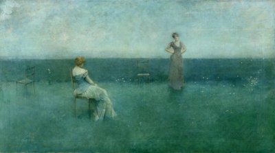 La recitazione, 1891 da Thomas Wilmer Dewing